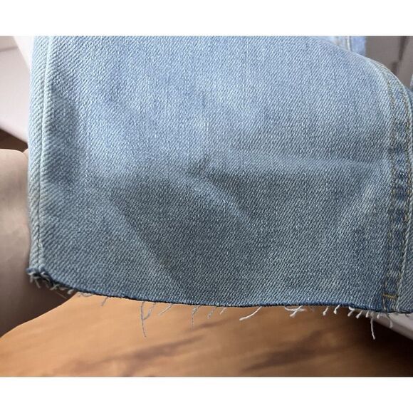 NWT Wild Fable Women's Sz 00 Super High Rise Distressed Straight Jeans Buttonfly - Picture 3 of 9